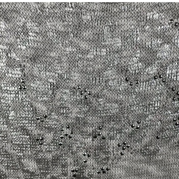 Chico’s Open Knit Embellished Top - Picture 6 of 11